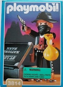 2 Pcs Playmobil Miniature Western Cowboy Pirate Weapon Silver Gun Pistol 