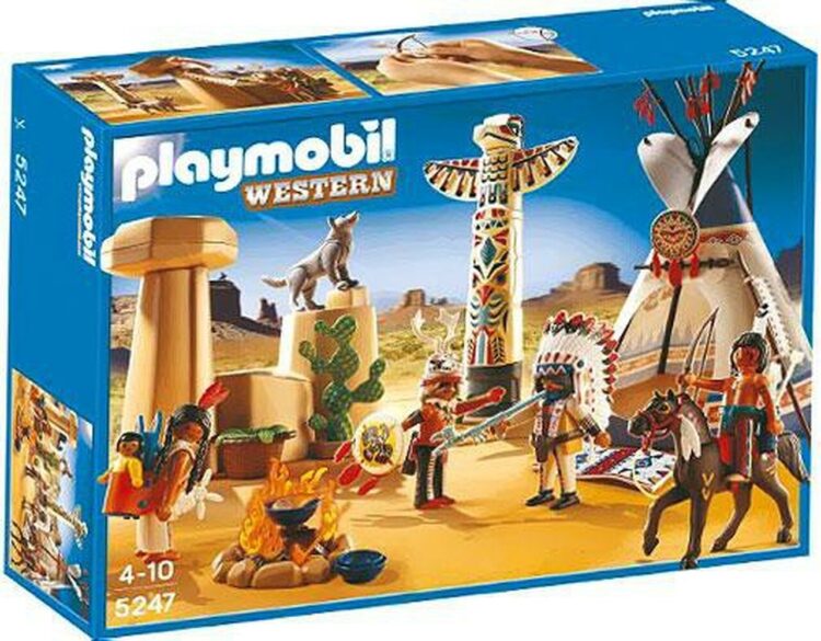 for your indian warriors Playmobil western 4 bows dark brown colour 