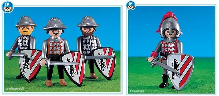 Playmobil medieval knights, add-on set 7664 and 7665