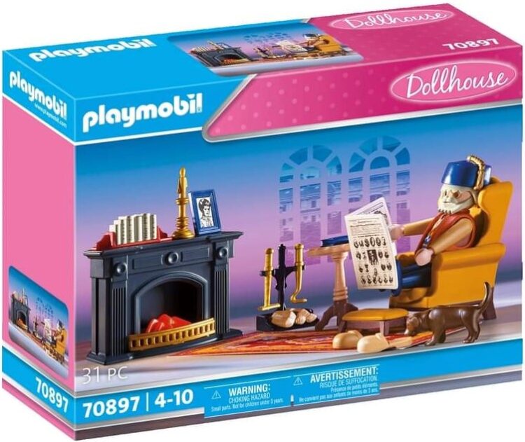 Playmobil Small Exterior Wall White Wallpaper House 5300 Floor 7411